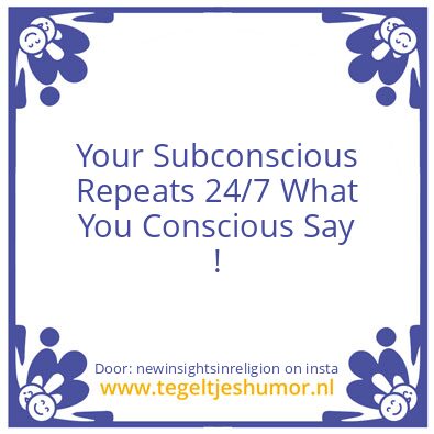 Tegeltje: Now You Know