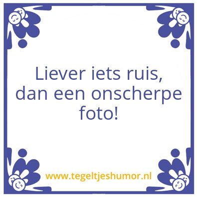 Tegeltje: Gebruik ISO