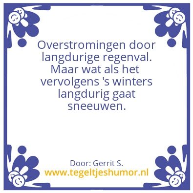 Tegeltje: Ik ben Gerrit.