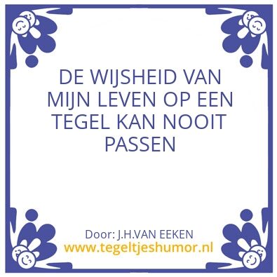 Tegeltje: na 55 jaar