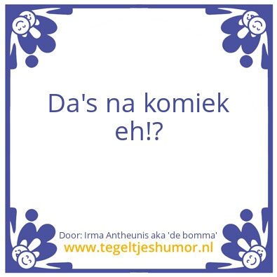 Tegeltje: Irma