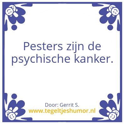 Tegeltje: Ik ben Gerrit.