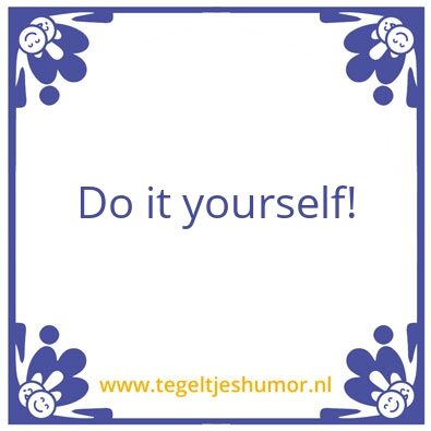 Tegeltje: MO