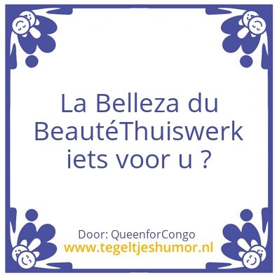 Tegeltje: Eigen baas