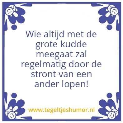 Tegeltje: Stront