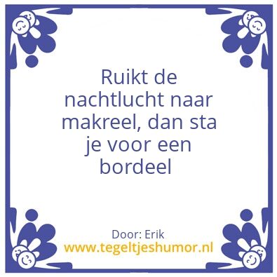 Tegeltje: Vis