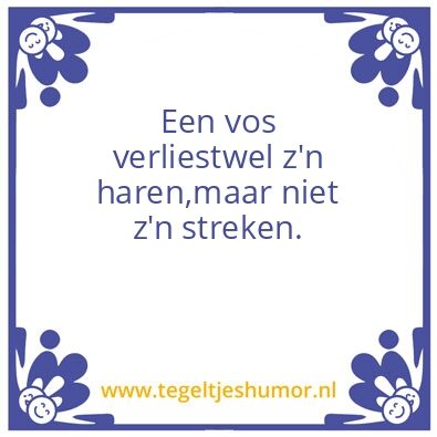 Tegeltje: Amsterdammertje