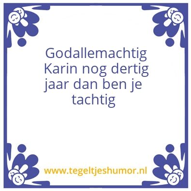 Tegeltje: Sara 50