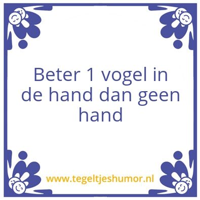 Tegeltje: Test