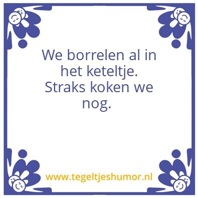 Tegeltje: Cool