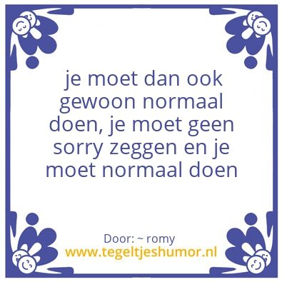 Tegeltje: romylations 1:1
