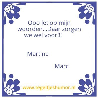 Tegeltje: Twee Watertekens…