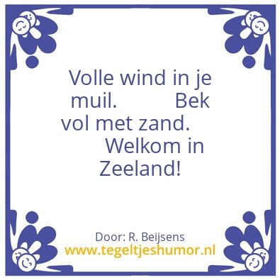 Tegeltje: Zeeland