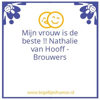 Tegeltje: Love