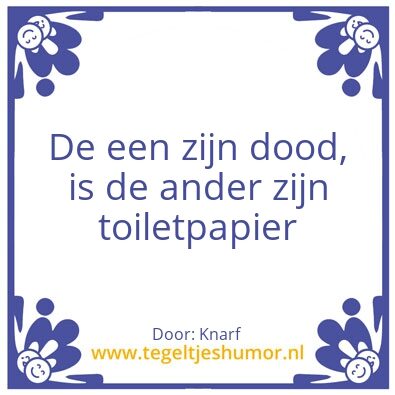 Tegeltje: toiletpapier