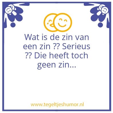Tegeltje: Lmao