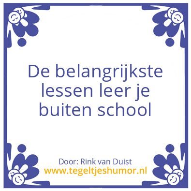 Tegeltje: Wijsheid