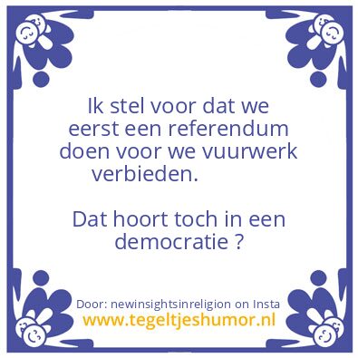 Tegeltje: Referendum