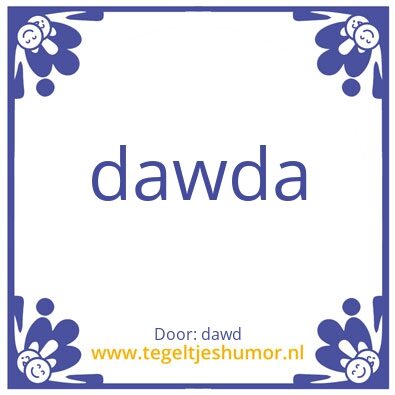 Tegeltje: sd