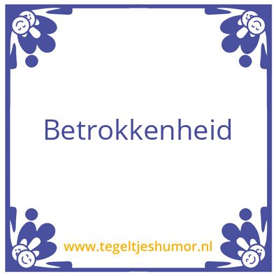 Tegeltje: •