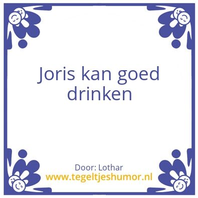 Tegeltje: Tegeltje