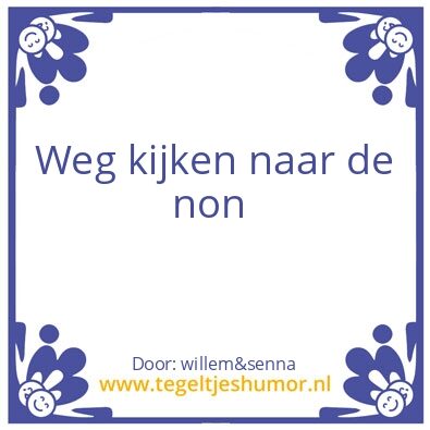 Tegeltje: Willem&senna