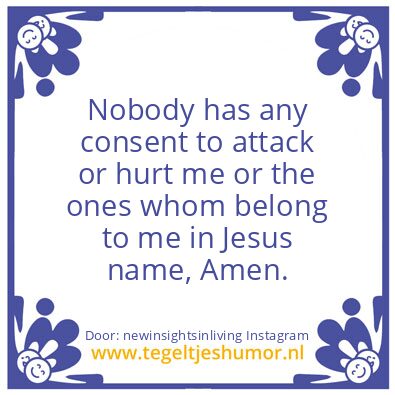 Tegeltje: Nobody has any consent
