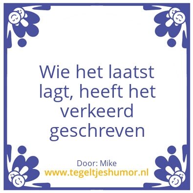 Tegeltje: Tegeltje