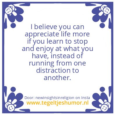 Tegeltje: I believe