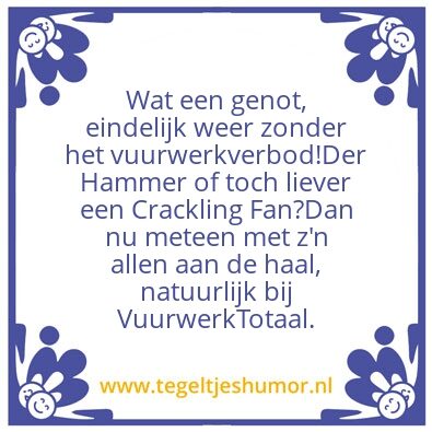 Tegeltje: VuurwerTotaal.nl