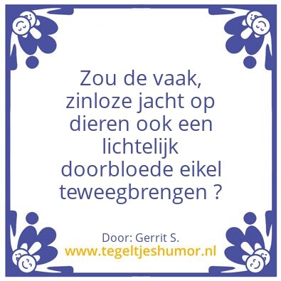 Tegeltje: Ik ben Gerrit.
