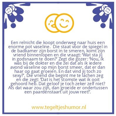 Tegeltje: Vaseline