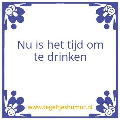 Tegeltje: spreuk