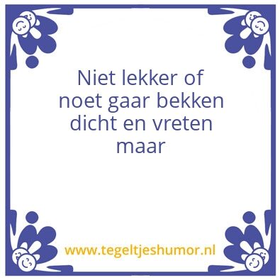 Tegeltje: Tegeltje