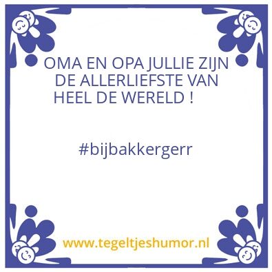 Tegeltje: #bijbakkergerry