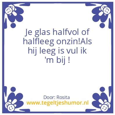 Tegeltje: Onzin