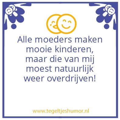 Tegeltje: Overdrijven