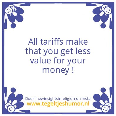 Tegeltje: your money !
