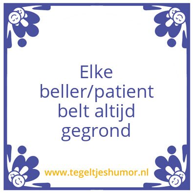 Tegeltje: …
