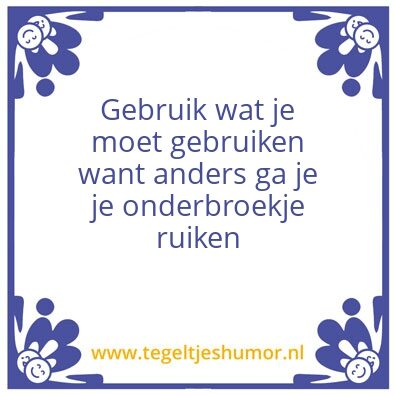 Tegeltje: toilet