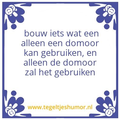 Tegeltje: wijsheid