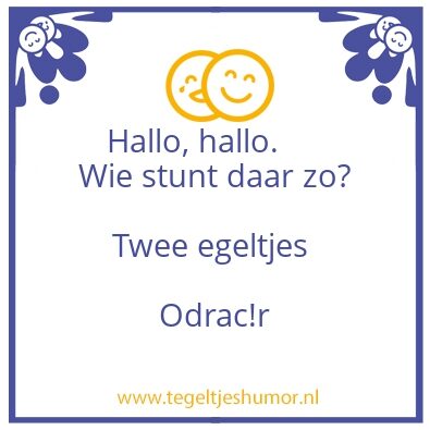 Tegeltje: 2 egeltjes