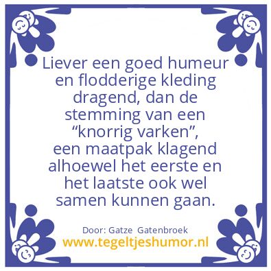 Tegeltje: Liever ….