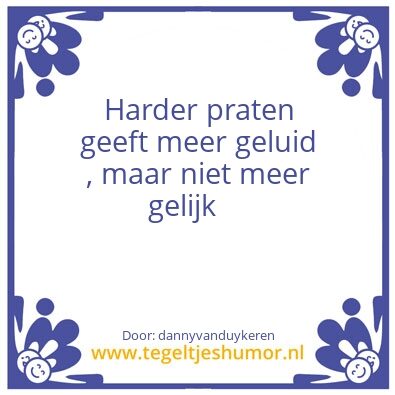 Tegeltje: Tegel
