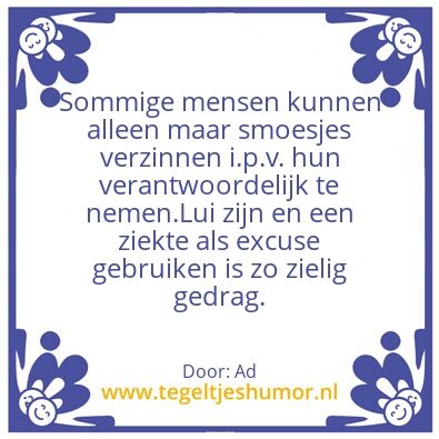 Tegeltje: Aanstellers