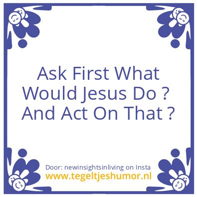 Tegeltje: “Chosen Ones” ?