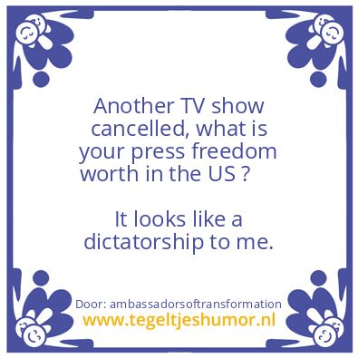 Tegeltje: Cancelled.