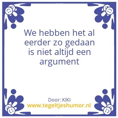Tegeltje: Herhaling