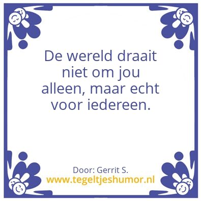 Tegeltje: Ik ben Gerrit.