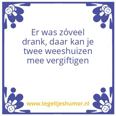 Tegeltje: –